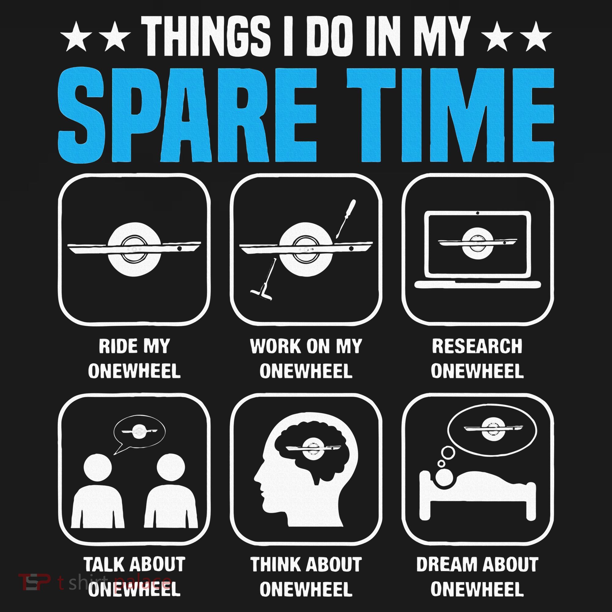 Onewheel Things I Do In My Spare Time One Wheel Mousepad