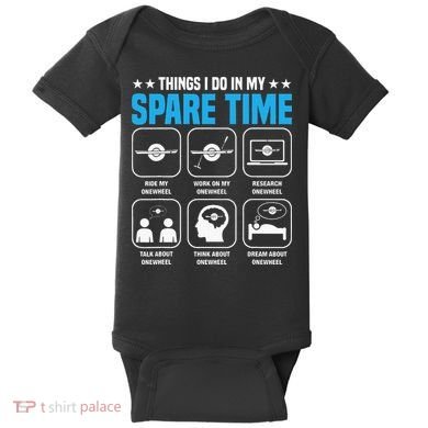 Onewheel Things I Do In My Spare Time One Wheel Baby Bodysuit