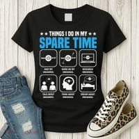 Onewheel Things I Do In My Spare Time One Wheel Women's T-Shirt thumb 3