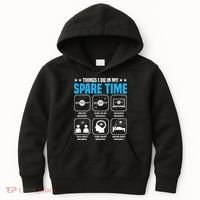 Onewheel Things I Do In My Spare Time One Wheel Kids Hoodie thumb 0