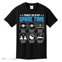 Onewheel Things I Do In My Spare Time One Wheel Kids T-Shirt thumb 0