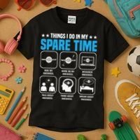 Onewheel Things I Do In My Spare Time One Wheel Kids T-Shirt thumb 3