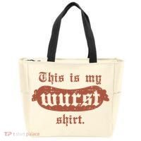 Oktoberfest This Is My Wurst German Tote Bag thumb 0
