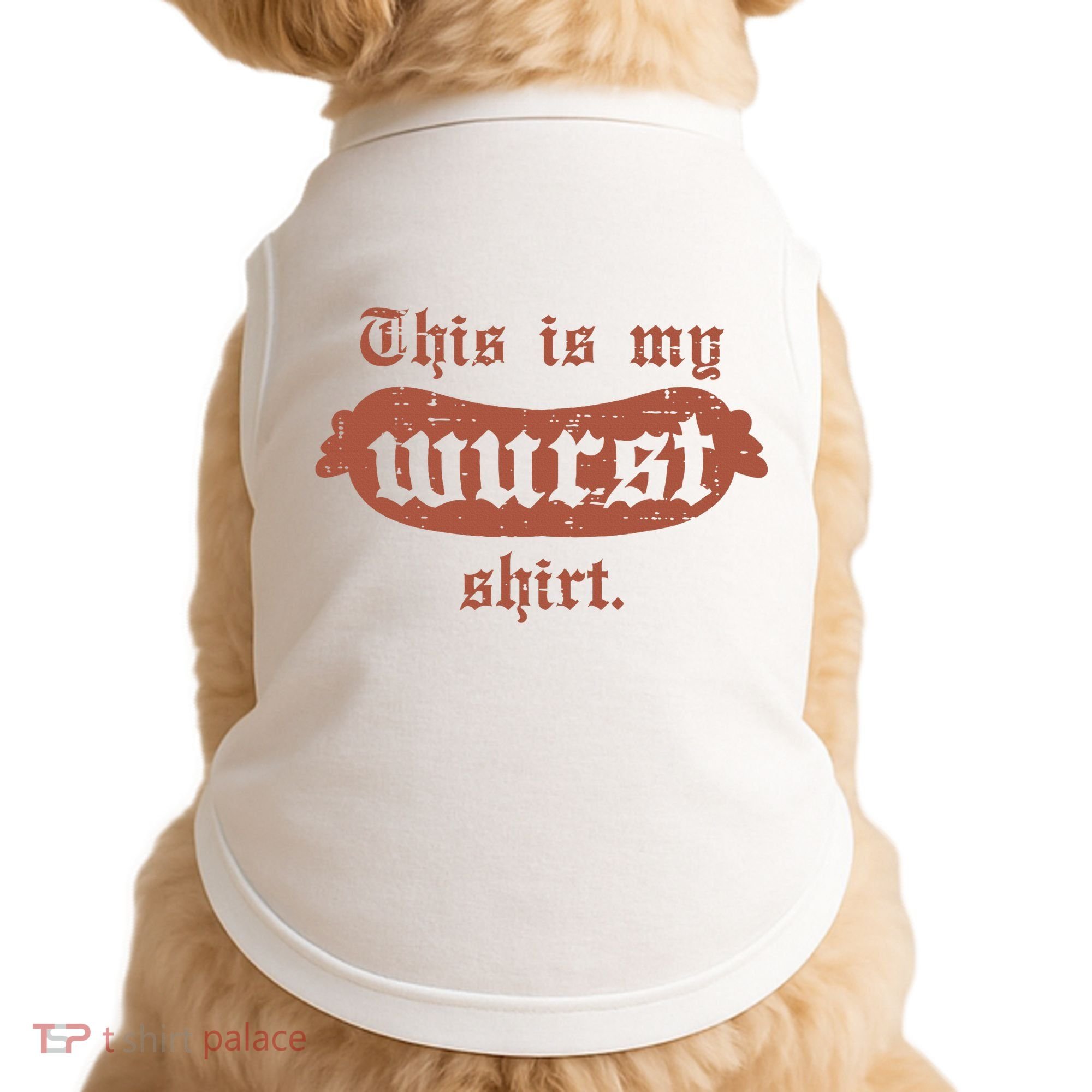 Oktoberfest This Is My Wurst German Doggie Tank