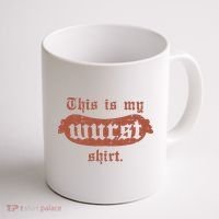 Oktoberfest This Is My Wurst German Coffee Mug thumb 1