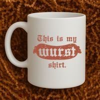 Oktoberfest This Is My Wurst German Coffee Mug thumb 2