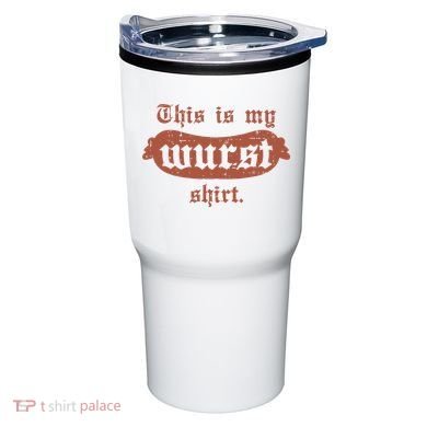 Oktoberfest This Is My Wurst German Tumbler