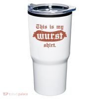 Oktoberfest This Is My Wurst German Tumbler thumb 0