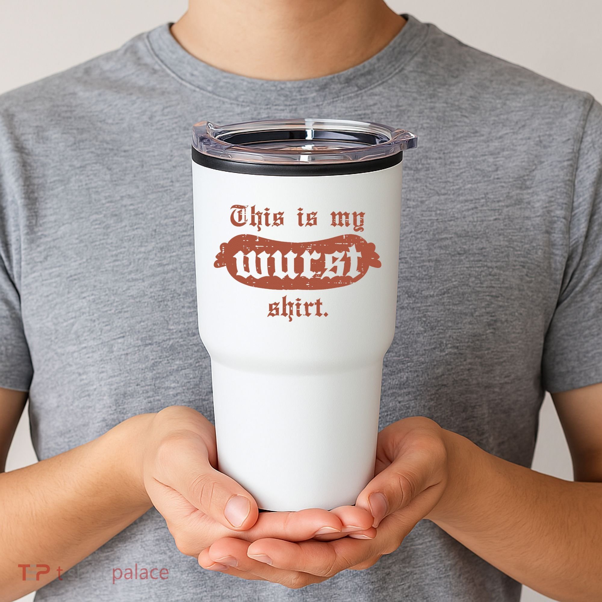 Oktoberfest This Is My Wurst German Tumbler