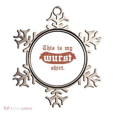 Oktoberfest This Is My Wurst German Ornament