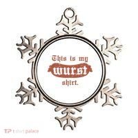 Oktoberfest This Is My Wurst German Ornament thumb 0