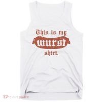 Oktoberfest This Is My Wurst German Tank Top thumb 0