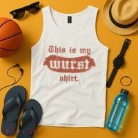 Oktoberfest This Is My Wurst German Tank Top thumb 4