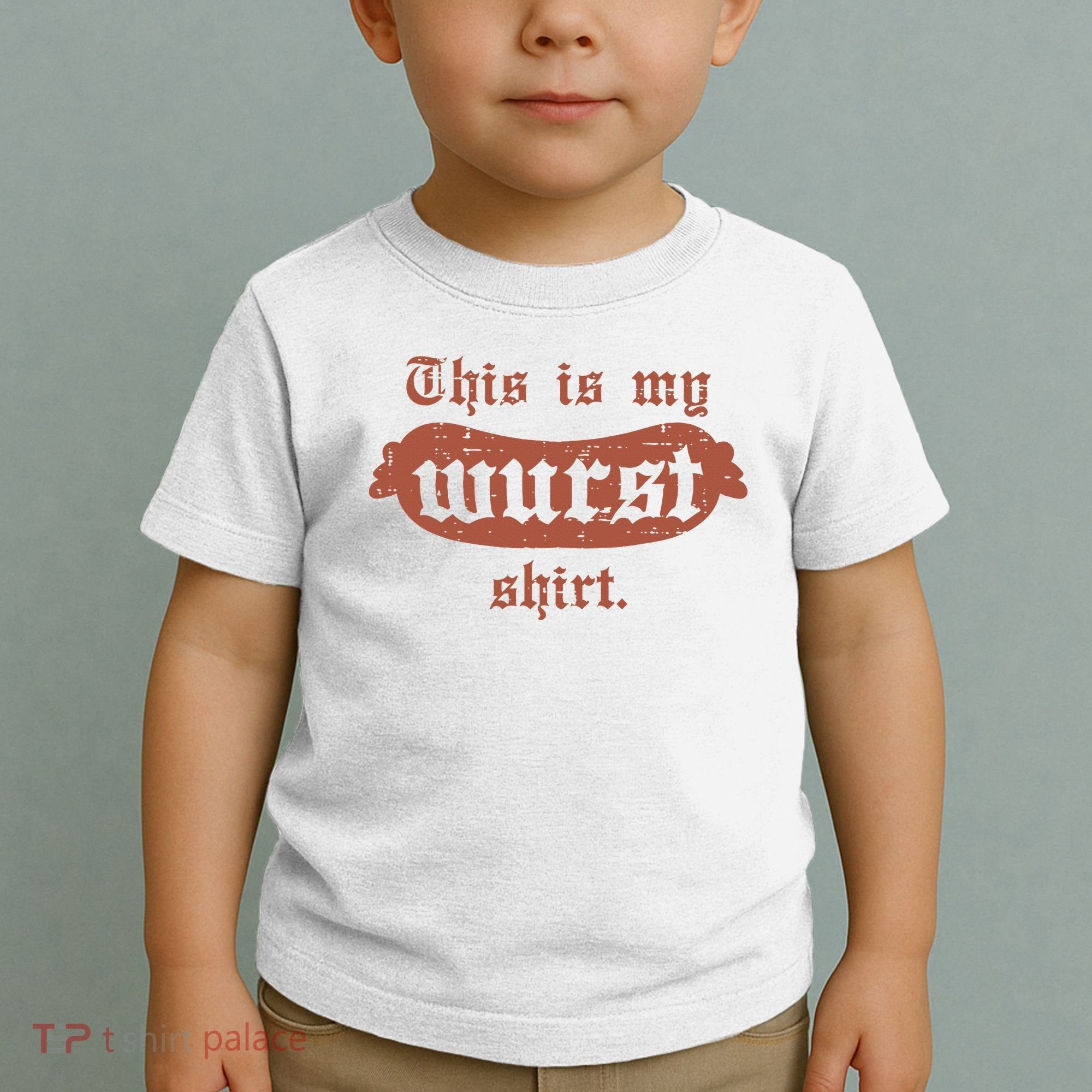 Oktoberfest This Is My Wurst German Toddler T-Shirt