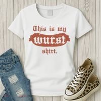 Oktoberfest This Is My Wurst German Women's T-Shirt thumb 3