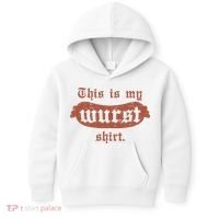 Oktoberfest This Is My Wurst German Kids Hoodie thumb 0