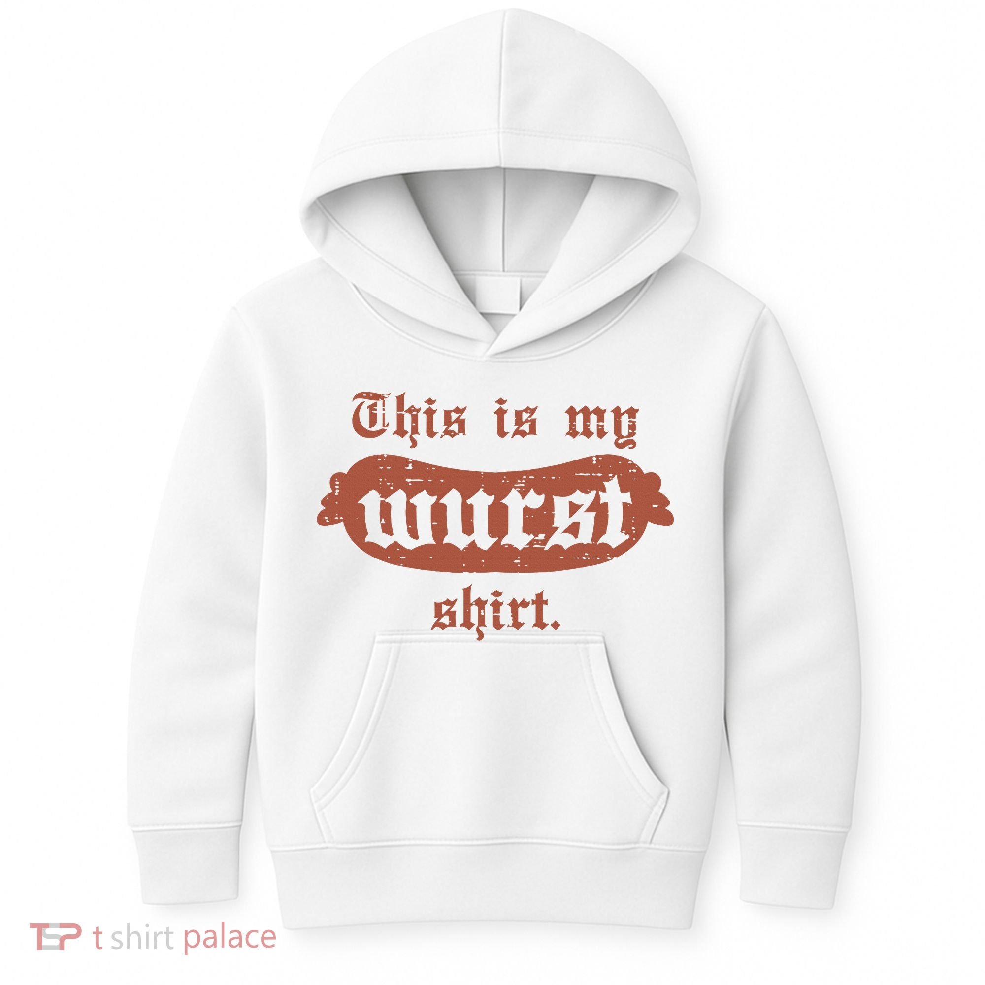 Oktoberfest This Is My Wurst German Kids Hoodie