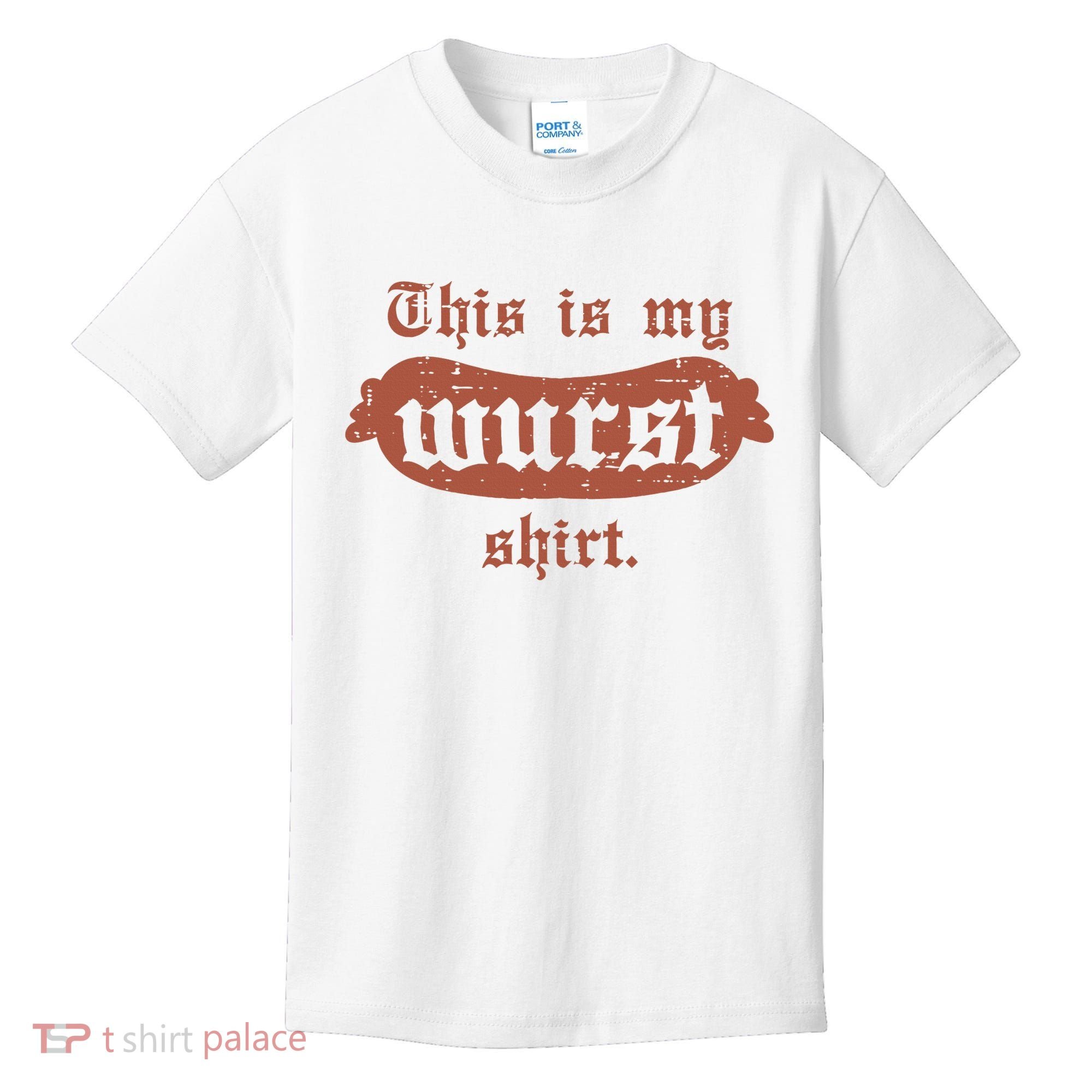 Oktoberfest This Is My Wurst German Kids T-Shirt