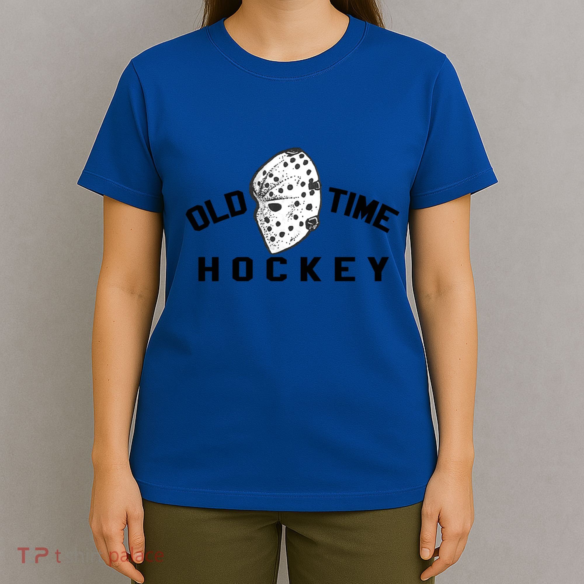 Old Time Ice Hockey Vintage Goalie Mask Great Gift T-Shirt