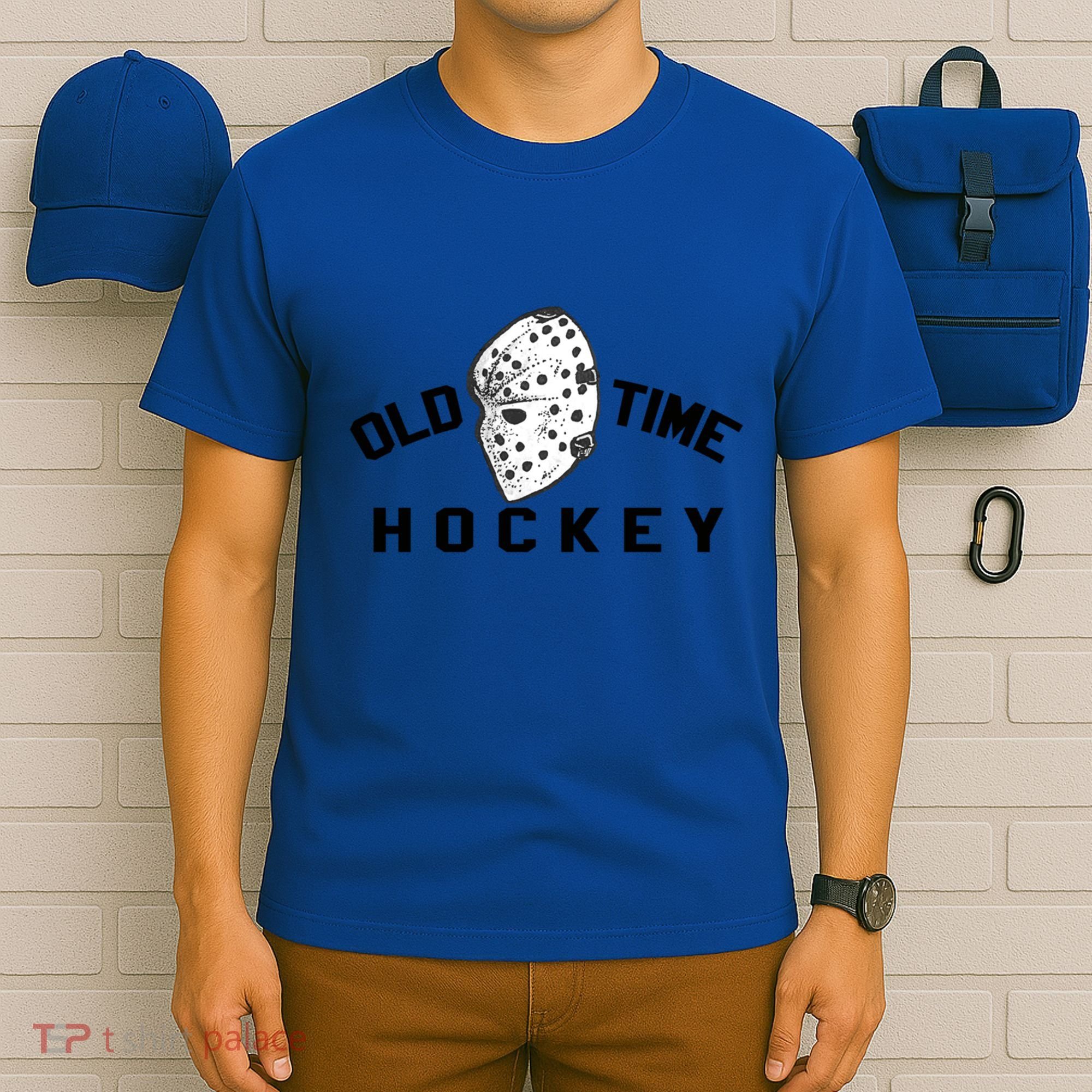 Old Time Ice Hockey Vintage Goalie Mask Great Gift T-Shirt