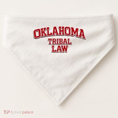 Oklahoma Tribal Law USA-Made Doggie Bandana