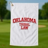 Oklahoma Tribal Law Golf Towel thumb 1