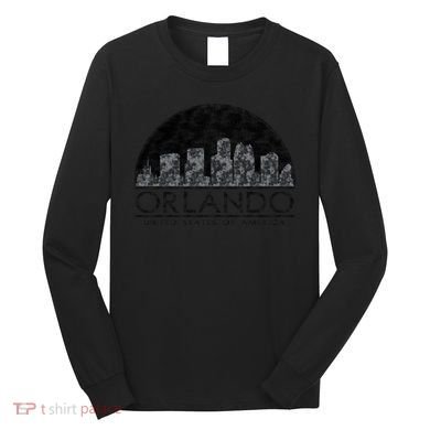 Orlando Texturized Logo Long Sleeve Shirt