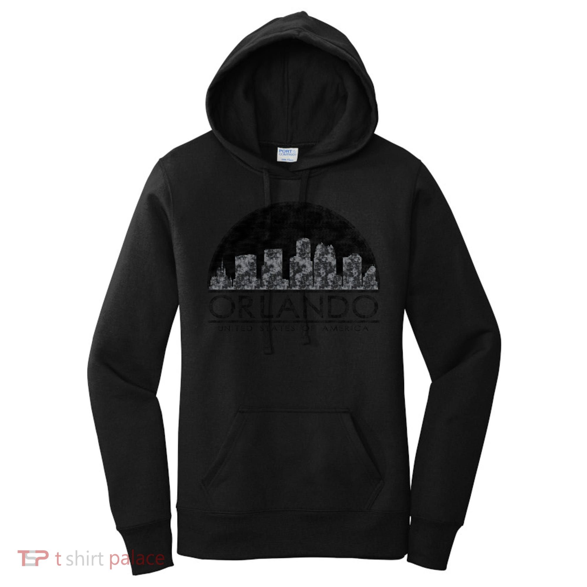 Orlando Texturized Logo Women's Hoodie