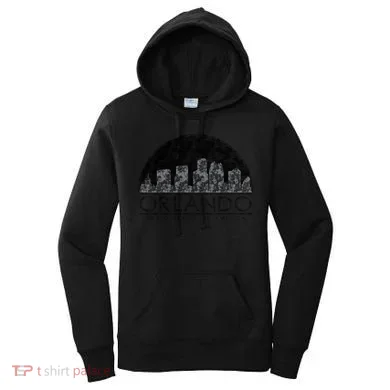 Orlando Texturized Logo Women's Hoodie