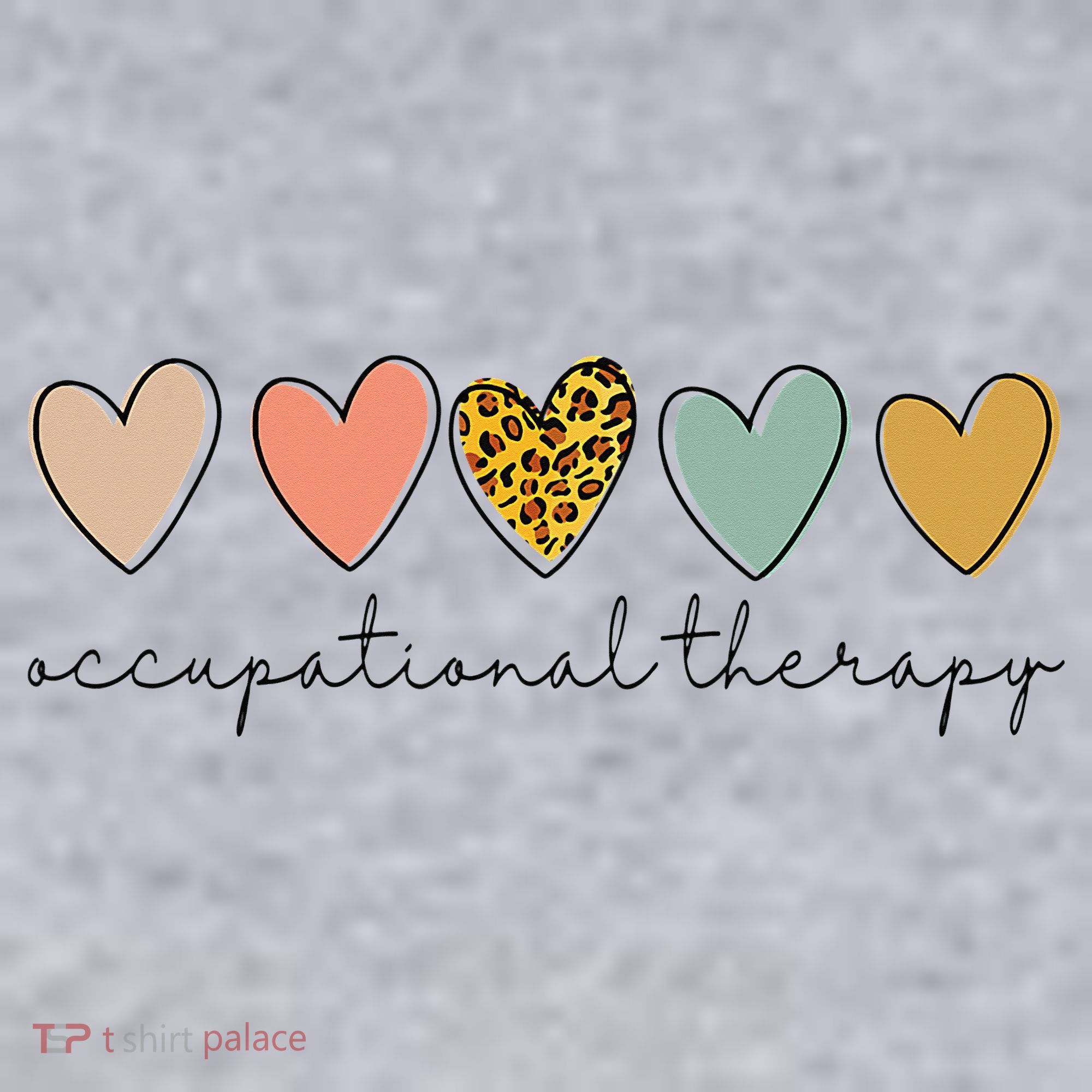 Occupational Therapist Leopard Heart Occupational Therapy Women's Sweatshirt