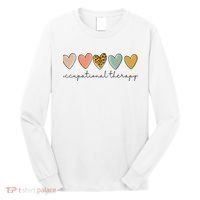 Occupational Therapist Leopard Heart Occupational Therapy Long Sleeve Shirt thumb 0