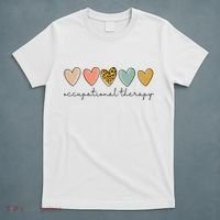 Occupational Therapist Leopard Heart Occupational Therapy T-Shirt thumb 5