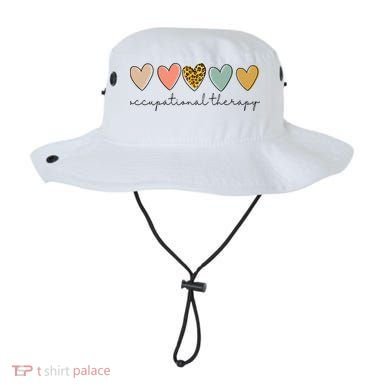 Occupational Therapist Leopard Heart Occupational Therapy Bucket Hat
