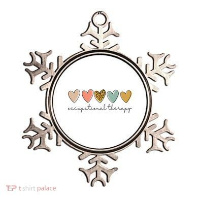 Occupational Therapist Leopard Heart Occupational Therapy Ornament