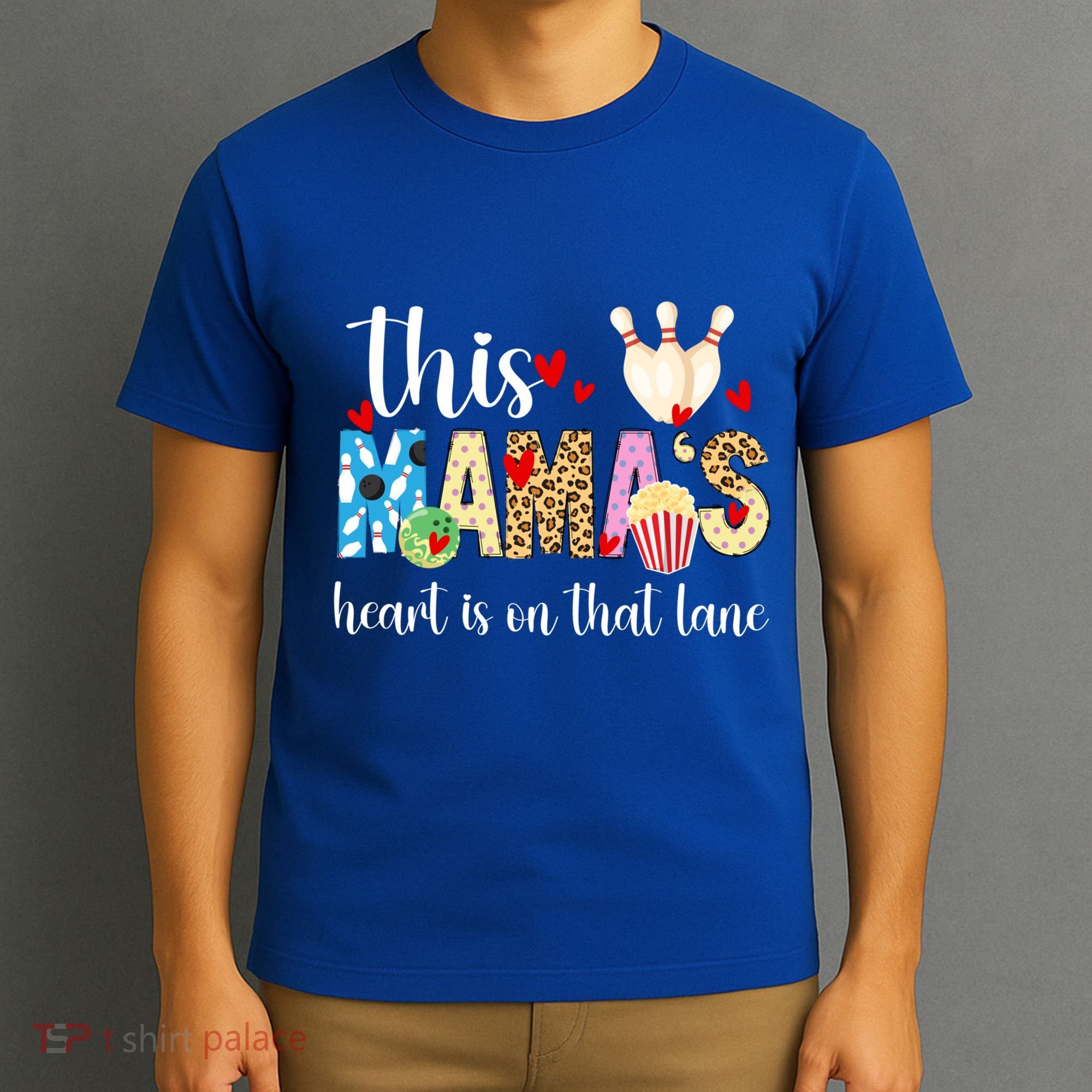 On That Lane Bowling Mom Of A Bowler Mama Bowling Mother Gift T-Shirt