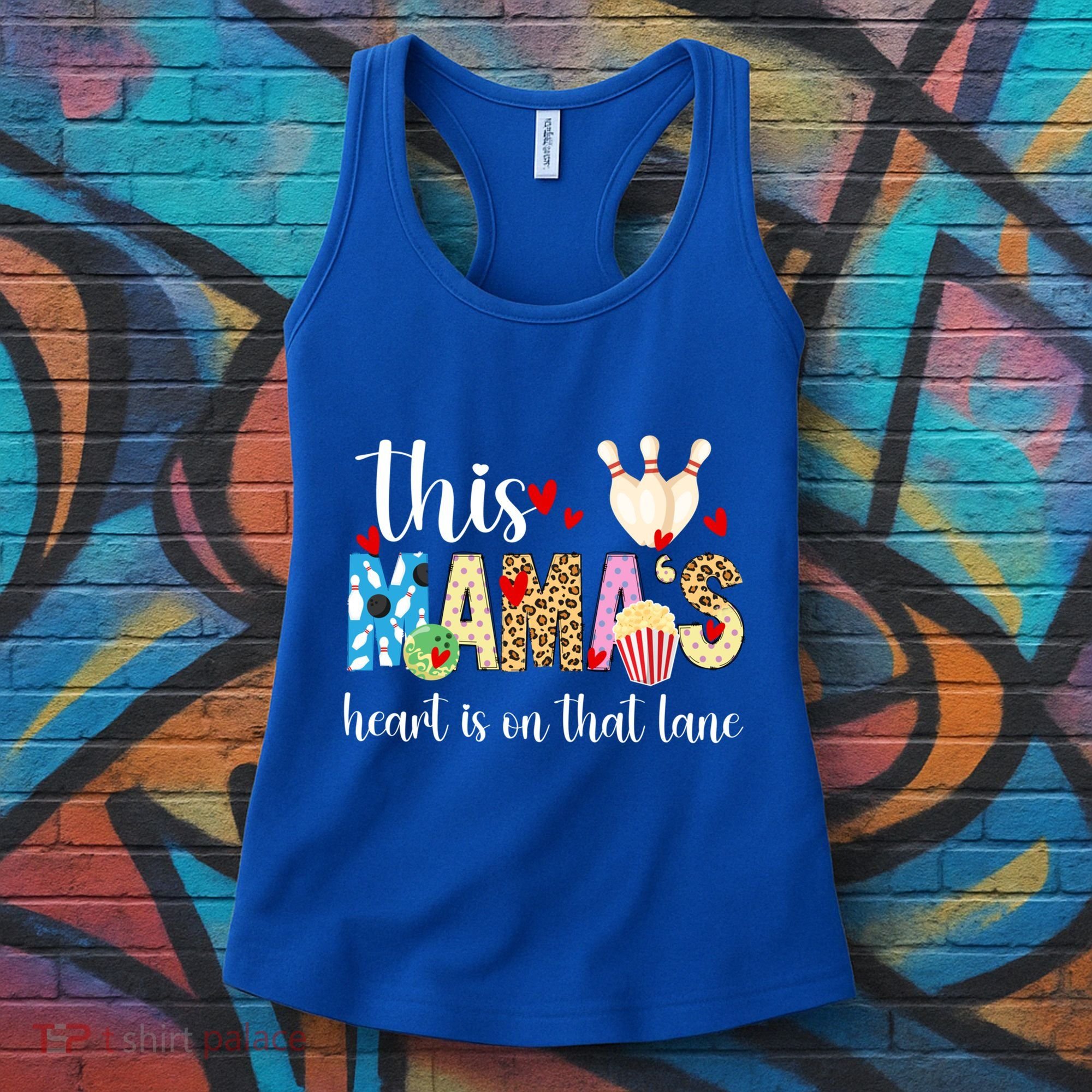 On That Lane Bowling Mom Of A Bowler Mama Bowling Mother Gift Women's Tank Top