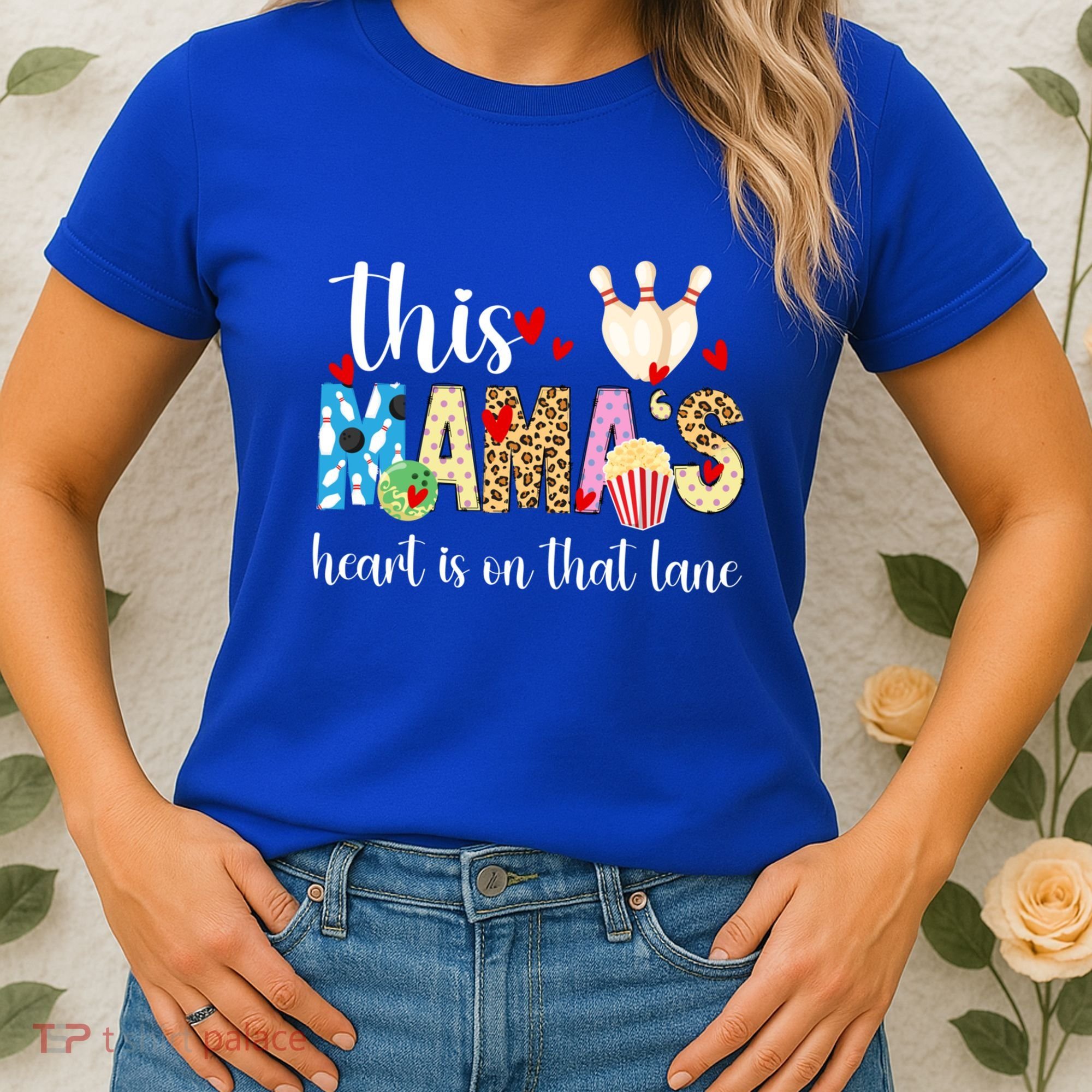On That Lane Bowling Mom Of A Bowler Mama Bowling Mother Gift Women's T-Shirt