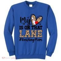 On That Lane Bowling Mom Of A Bowler Mama Bowling Mother Cool Gift Sweatshirt thumb 0