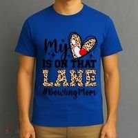 On That Lane Bowling Mom Of A Bowler Mama Bowling Mother Cool Gift T-Shirt thumb 3