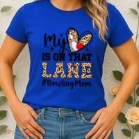 On That Lane Bowling Mom Of A Bowler Mama Bowling Mother Cool Gift Women's T-Shirt thumb 2