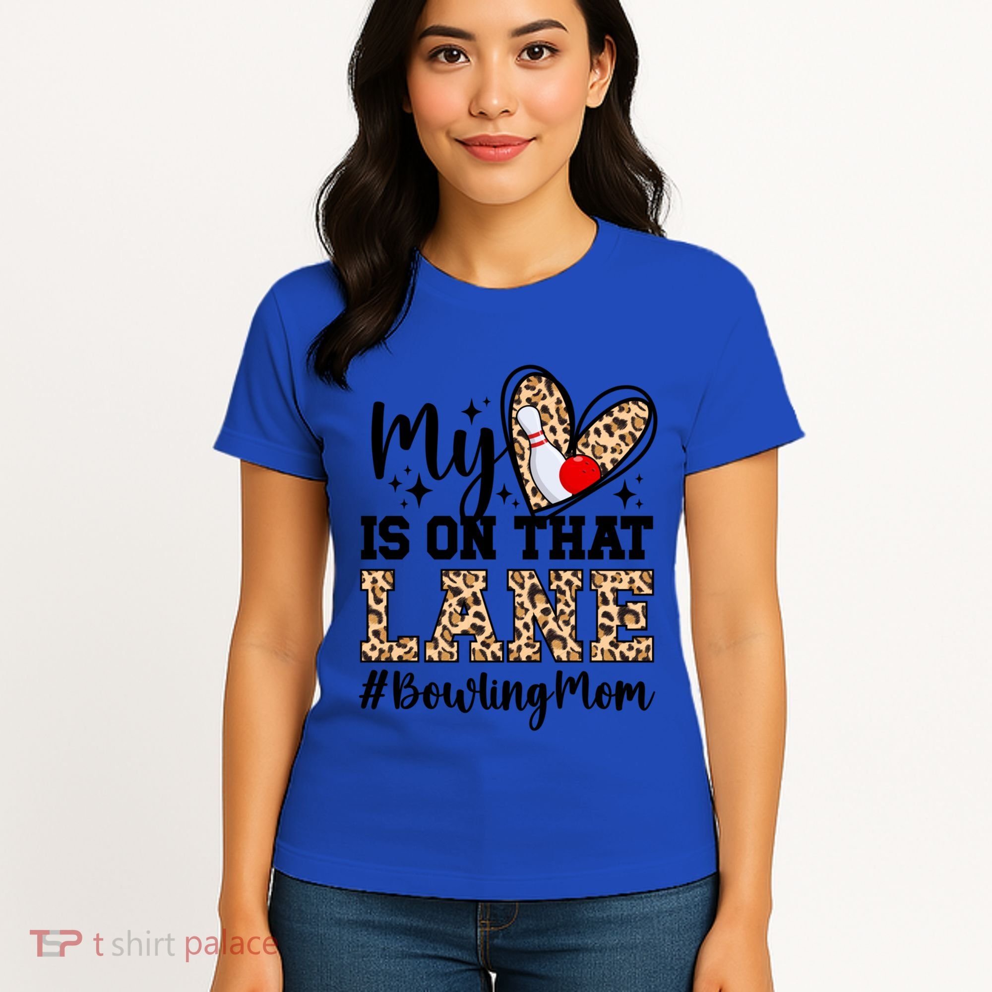 On That Lane Bowling Mom Of A Bowler Mama Bowling Mother Cool Gift Women's T-Shirt