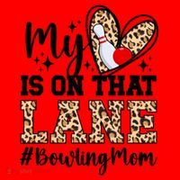 On That Lane Bowling Mom Of A Bowler Mama Bowling Mother Cool Gift Santa Hat thumb 1