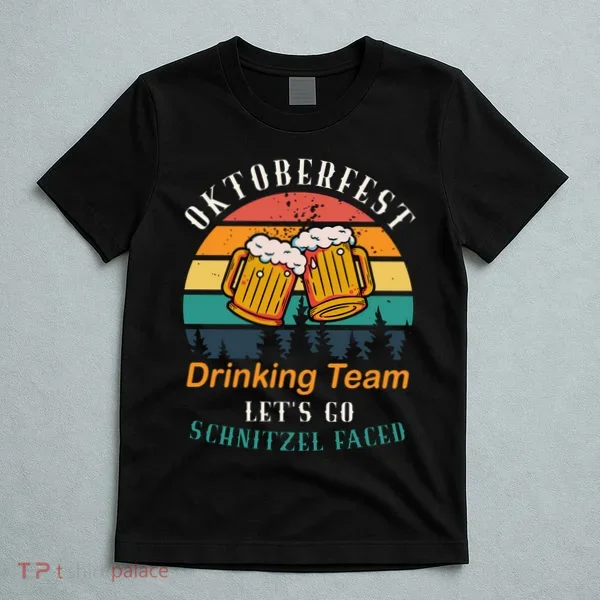 Oktoberfest Team Lets Get Schnitzel Faced T-Shirt