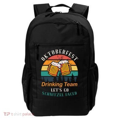 Oktoberfest Team Lets Get Schnitzel Faced Backpack