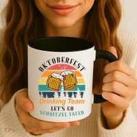 Oktoberfest Team Lets Get Schnitzel Faced Coffee Mug thumb 3