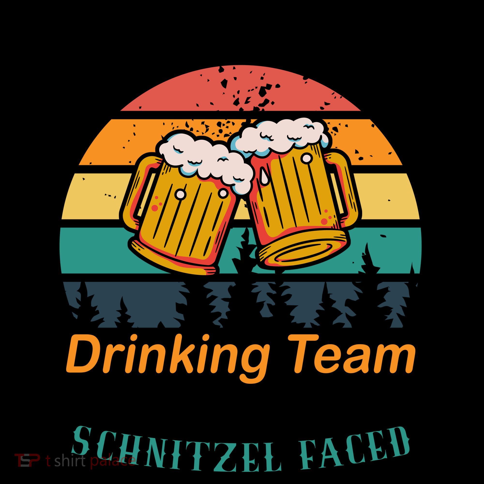 Oktoberfest Team Lets Get Schnitzel Faced Coffee Mug