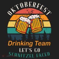 Oktoberfest Team Lets Get Schnitzel Faced Tumbler thumb 3