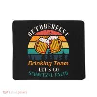 Oktoberfest Team Lets Get Schnitzel Faced Mousepad thumb 0