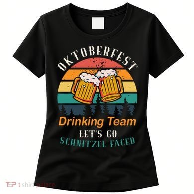 Oktoberfest Team Lets Get Schnitzel Faced Women's T-Shirt
