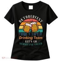 Oktoberfest Team Lets Get Schnitzel Faced Women's T-Shirt thumb 0